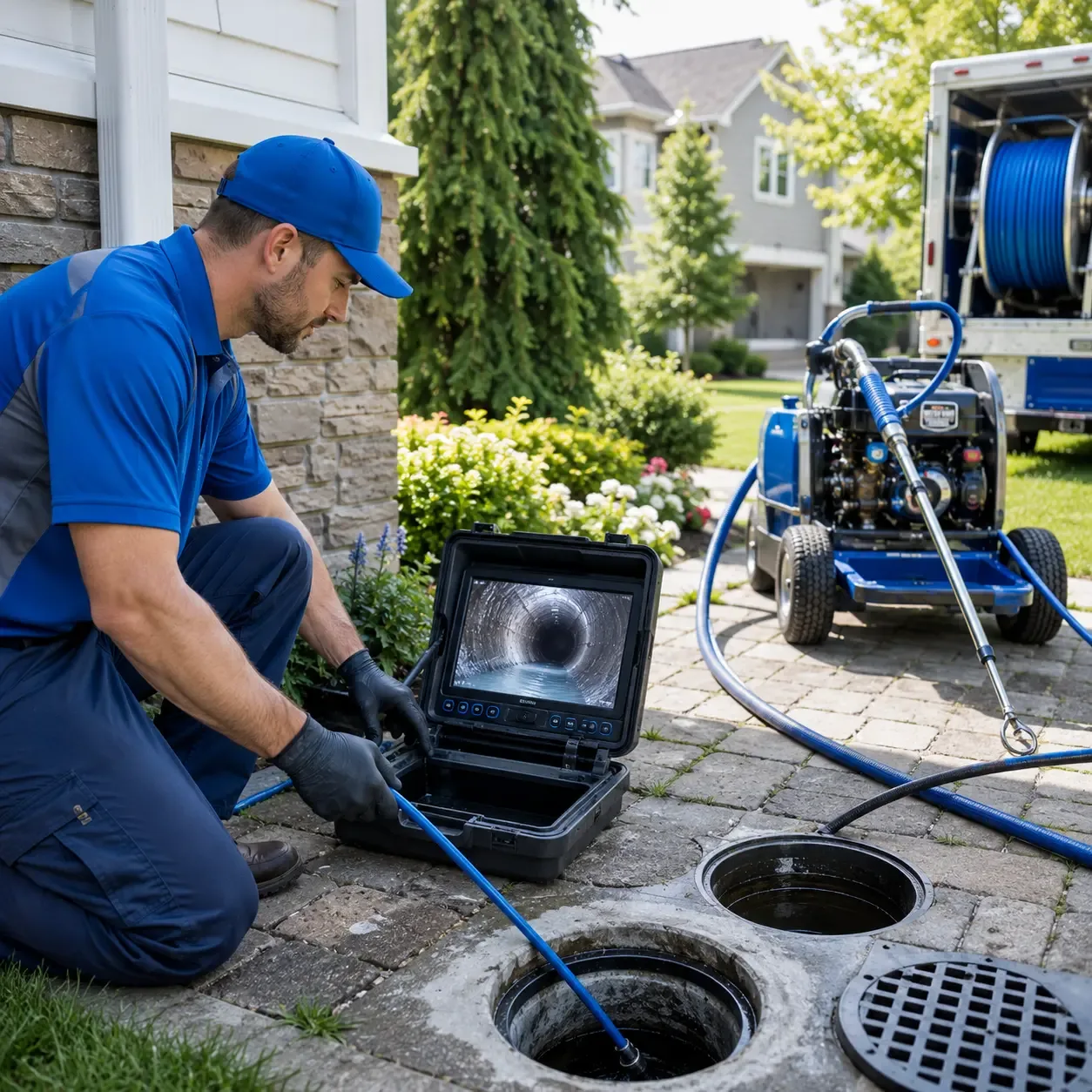 Outdoor drain cleaning professionals serving Shellman, GA